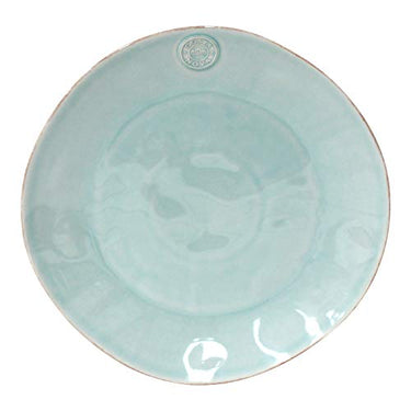 Costa Nova, Nova Kollektion, Steinzeug Geschirr, Platzteller, Platte, türkis, 33 cm im Sale